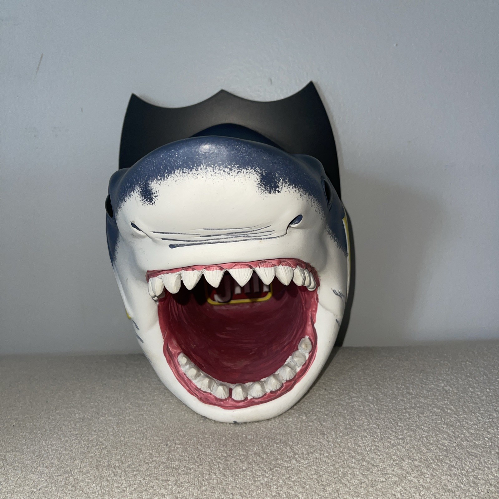 Slim Jim Shark Wall Display Piece Great White Bite