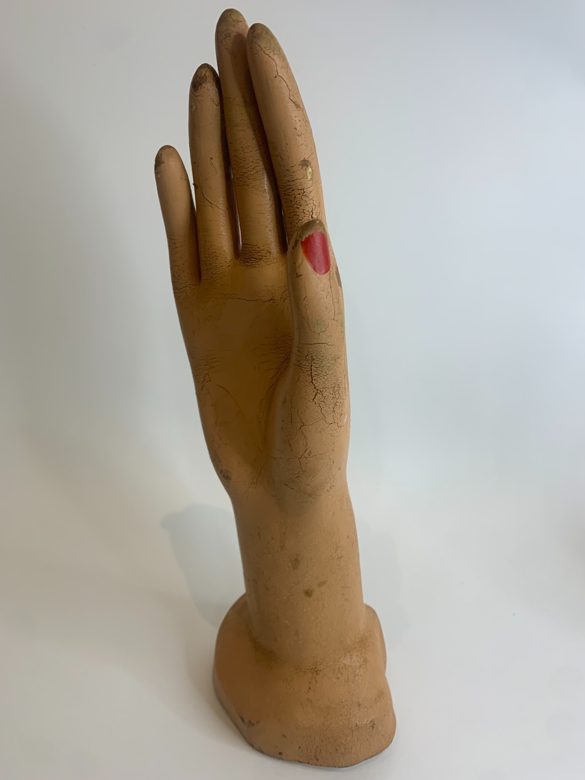 Vintage Van Raalte Department Store Composition Display Hand Mannequin c.1940s-5
