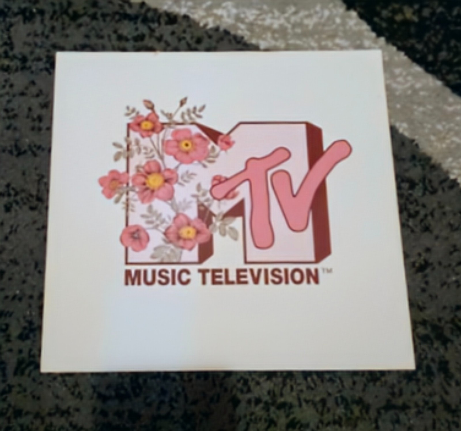 MTV T-Shirt Store Display Poster Print 11X11 Vintage Collectable