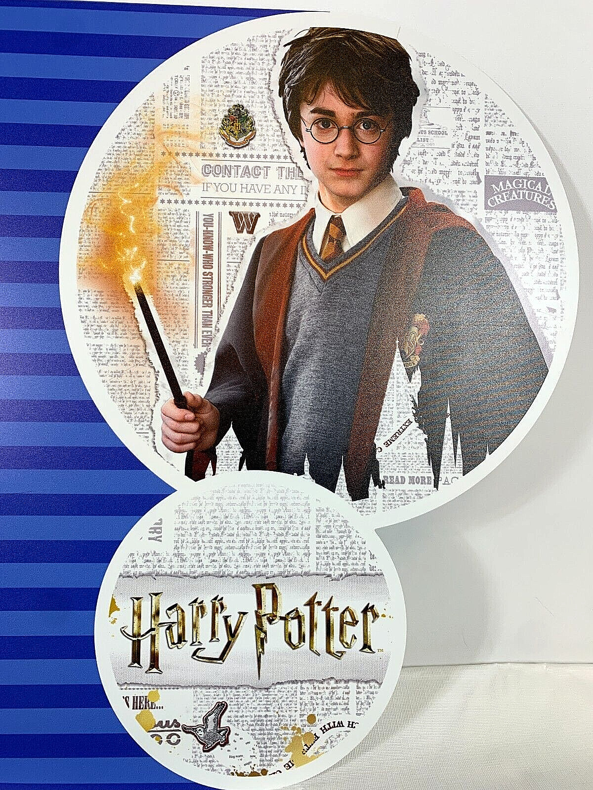 Party City Harry Potter In-Store Fixture Large Signage Display 2024 WBEI ~19×23″