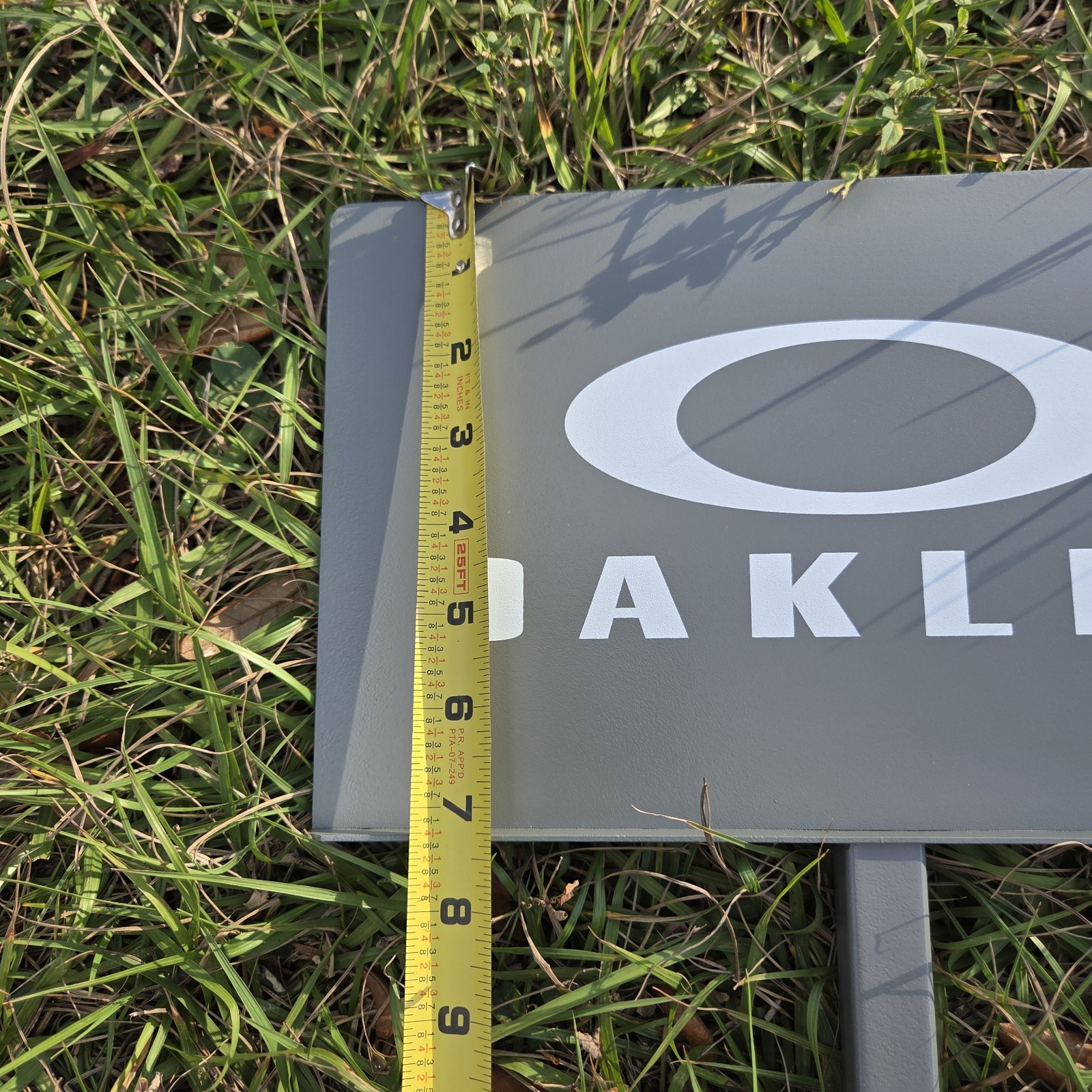 NEW Oakley Store Authentic Promo Retail Display Sign Metal Sunglasses Y2k RARE