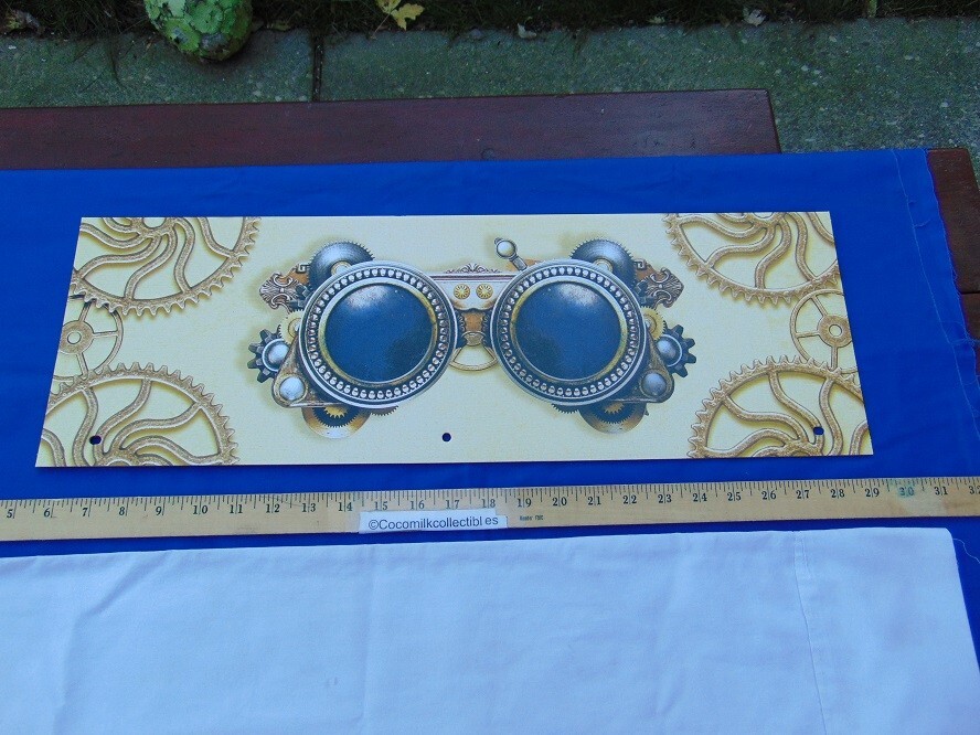 Spirit Halloween Cardboard End Cap Store Display Sign Steampunk Glasses