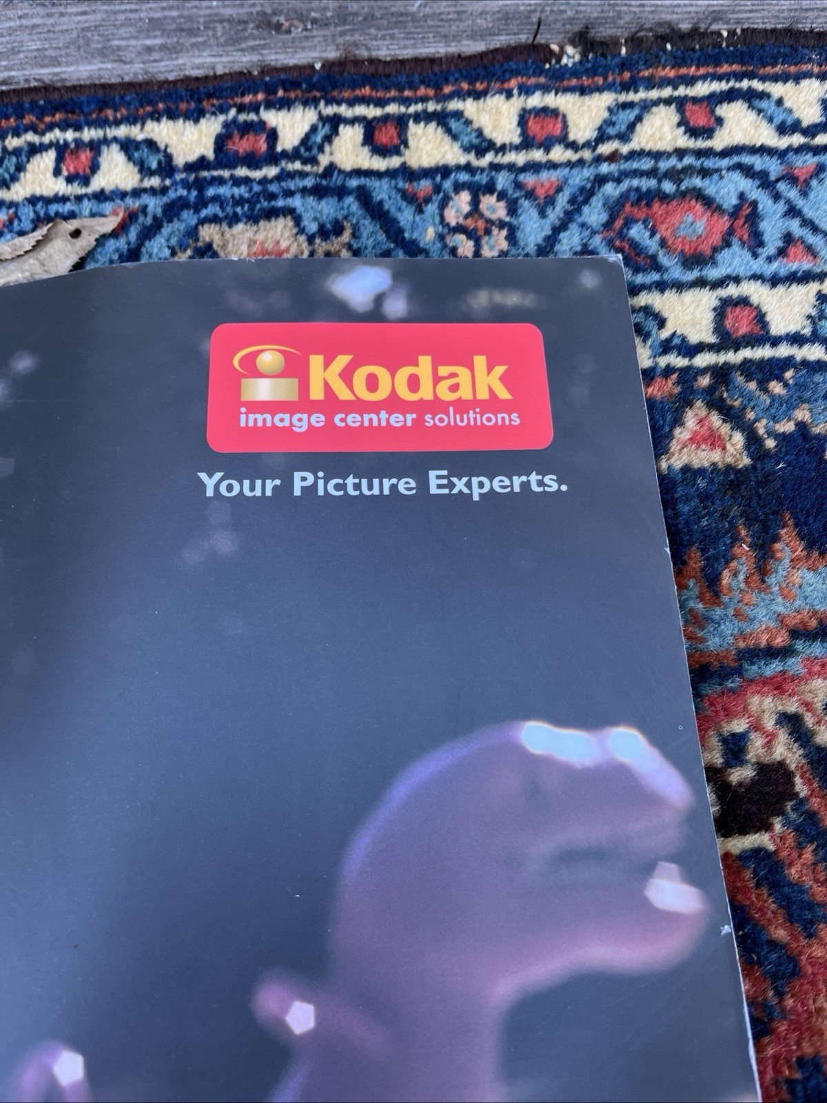 Kodak Film 2004 Store Display Vintage Advertising Sign 24×24 Inches Cute Kid