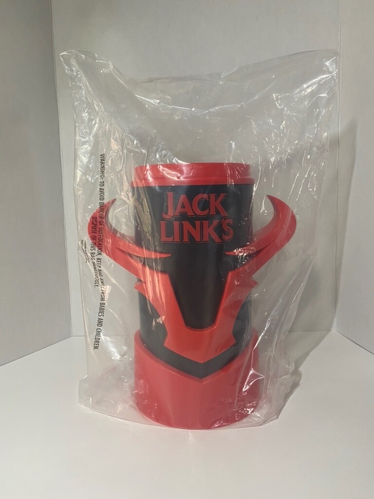 Jack Links Beef Jerky Horn Display Cup – Black and Red
