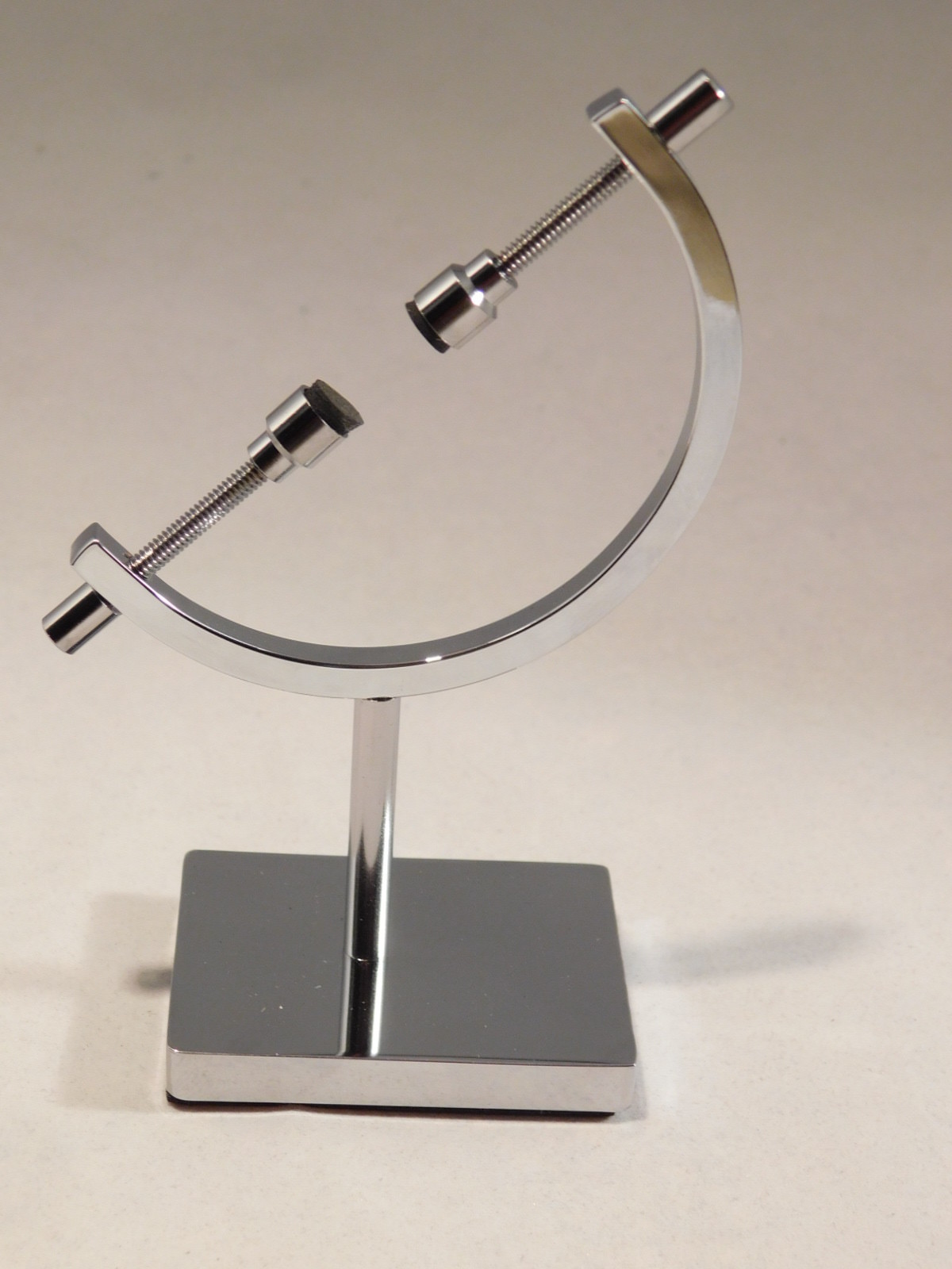 CALIPER Display Stand SMALL Sized Chrome Adjustable