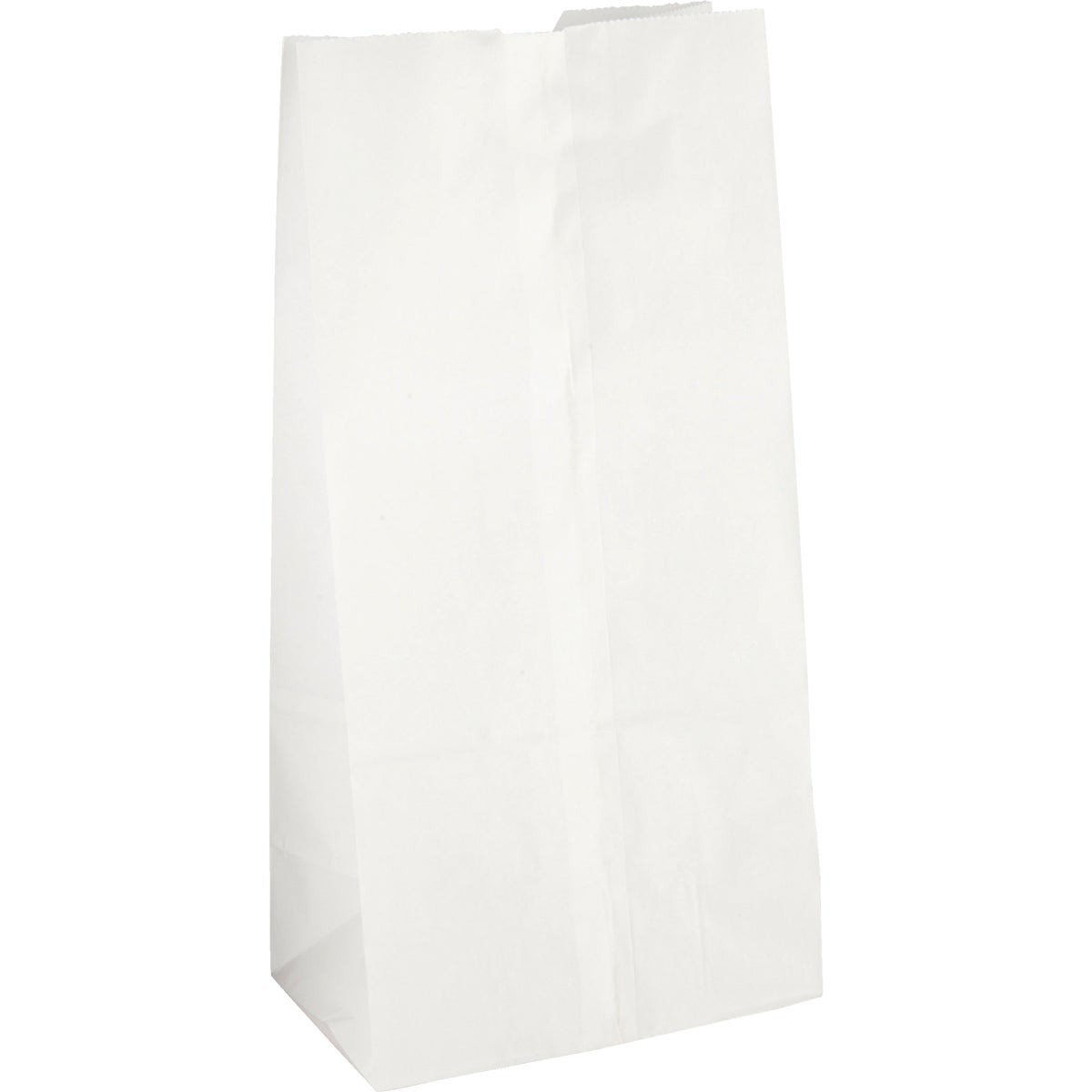 Duro 8 Lb. White Paper Shopping Bag (500-Pack) 51028 Duro 51028 062336001144