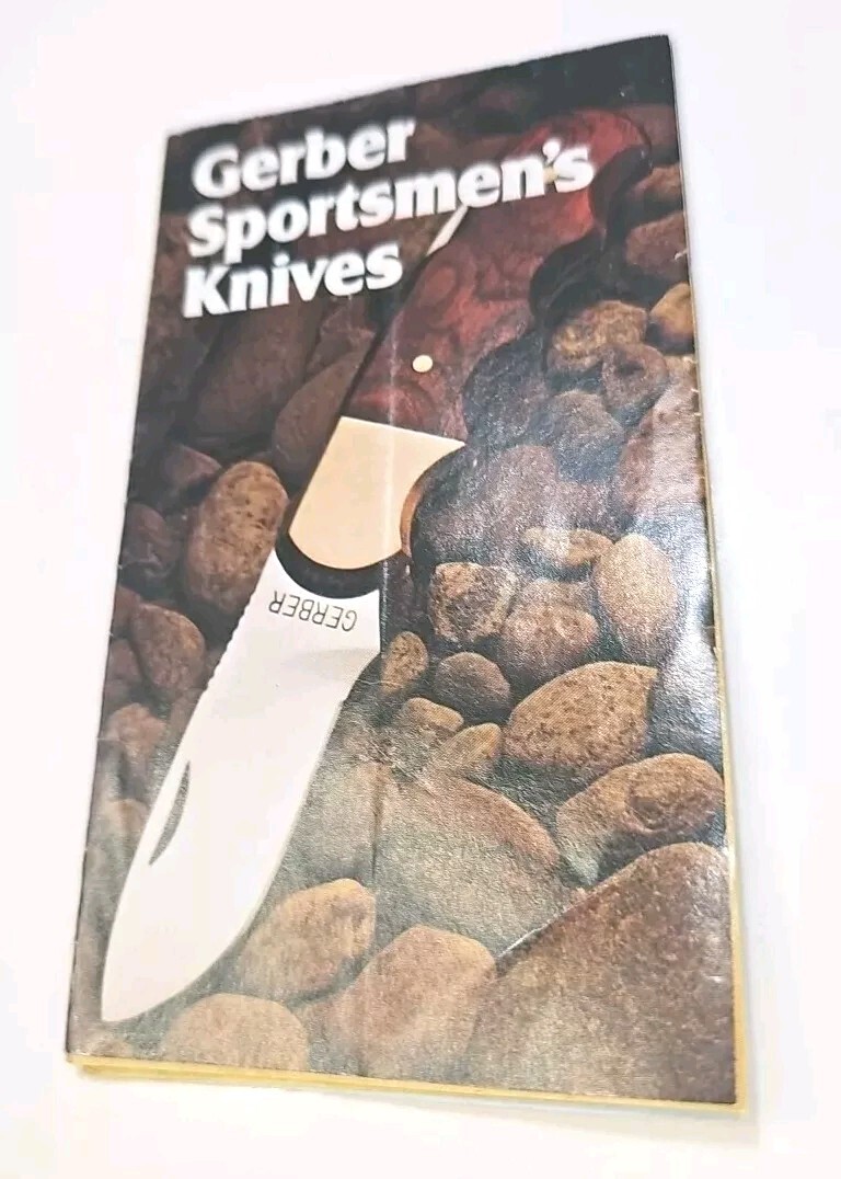 Vintage 1970’s Gerber Sportsmen’s Knives Knife Store Salesman’s Pamphlet