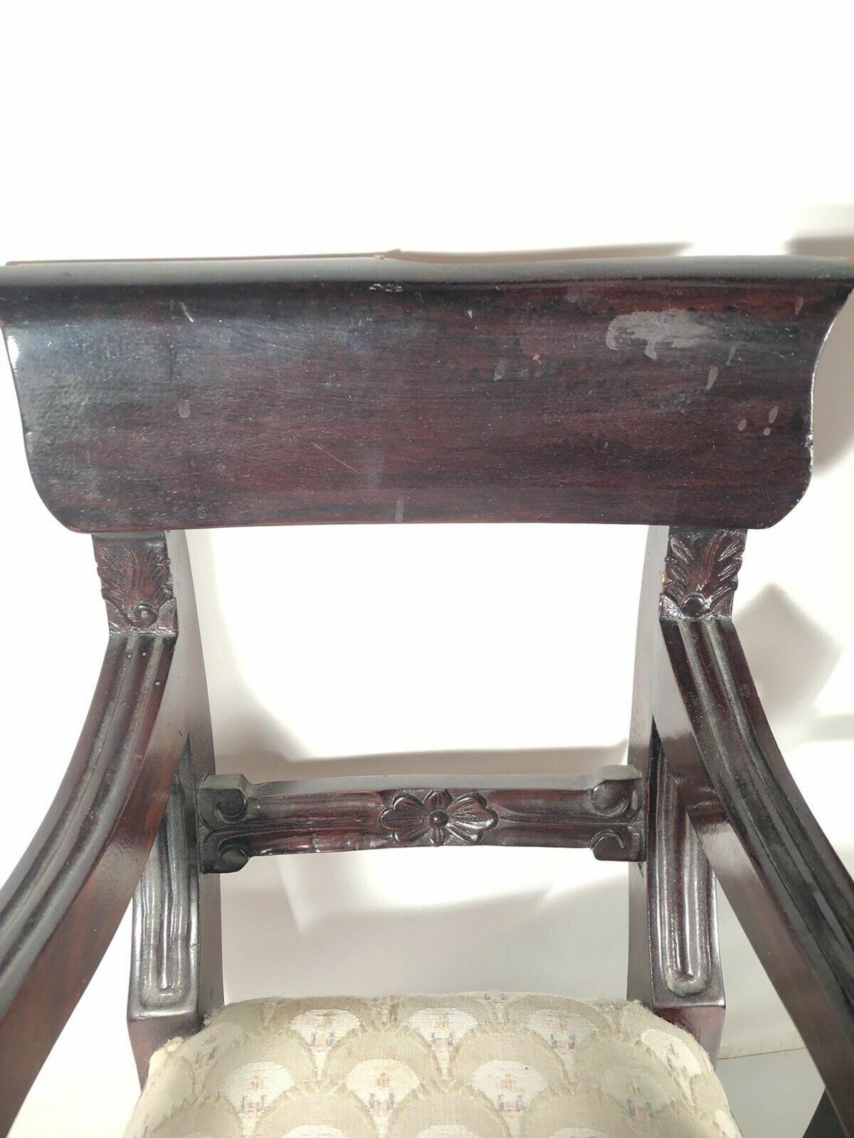 Salesman Sample Vintage Pair Matching Wood Carved Armchairs Doll Display Seats
