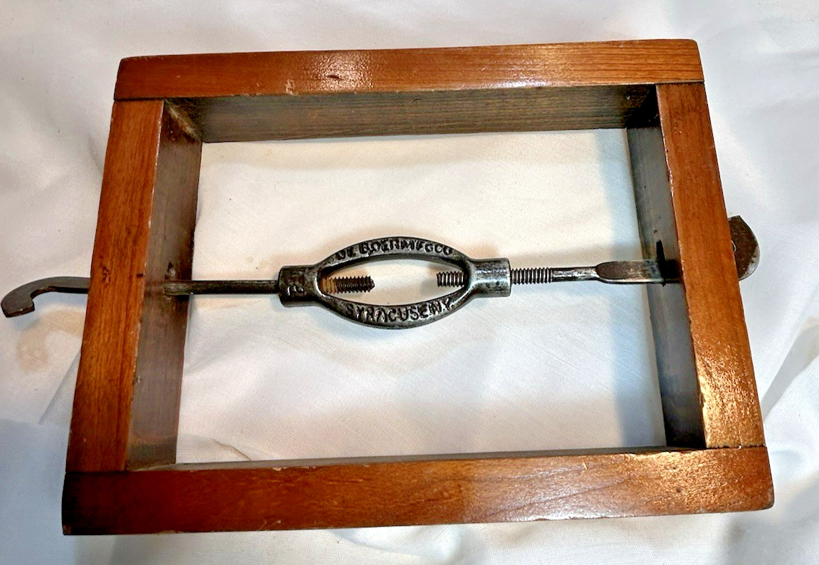 DeBoer Bed Short Rail bracket clamp Tool Turnbuckle Adjuster Vintage