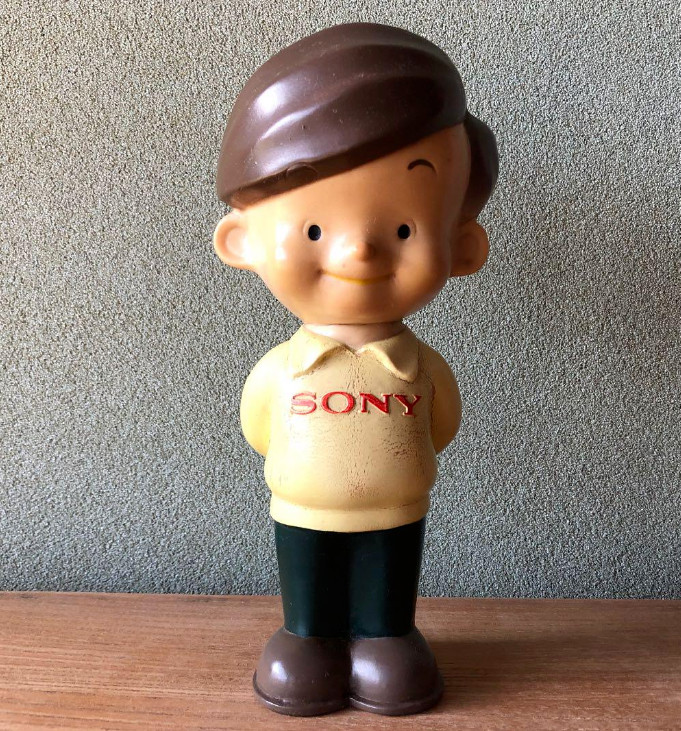SONY Soft Vinyl Doll for Store SONY Boy Not for sale RARE 1960s Japan used