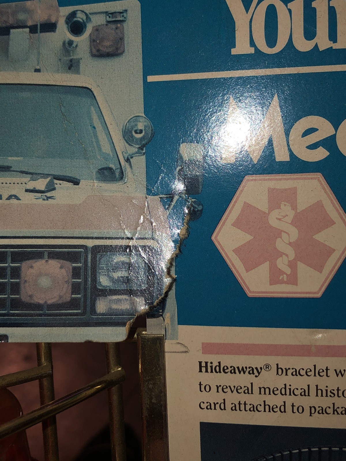 Vintage Medilog By Speidel Advertising Display With 6 Bracelets 9 1/2”W By 14”H