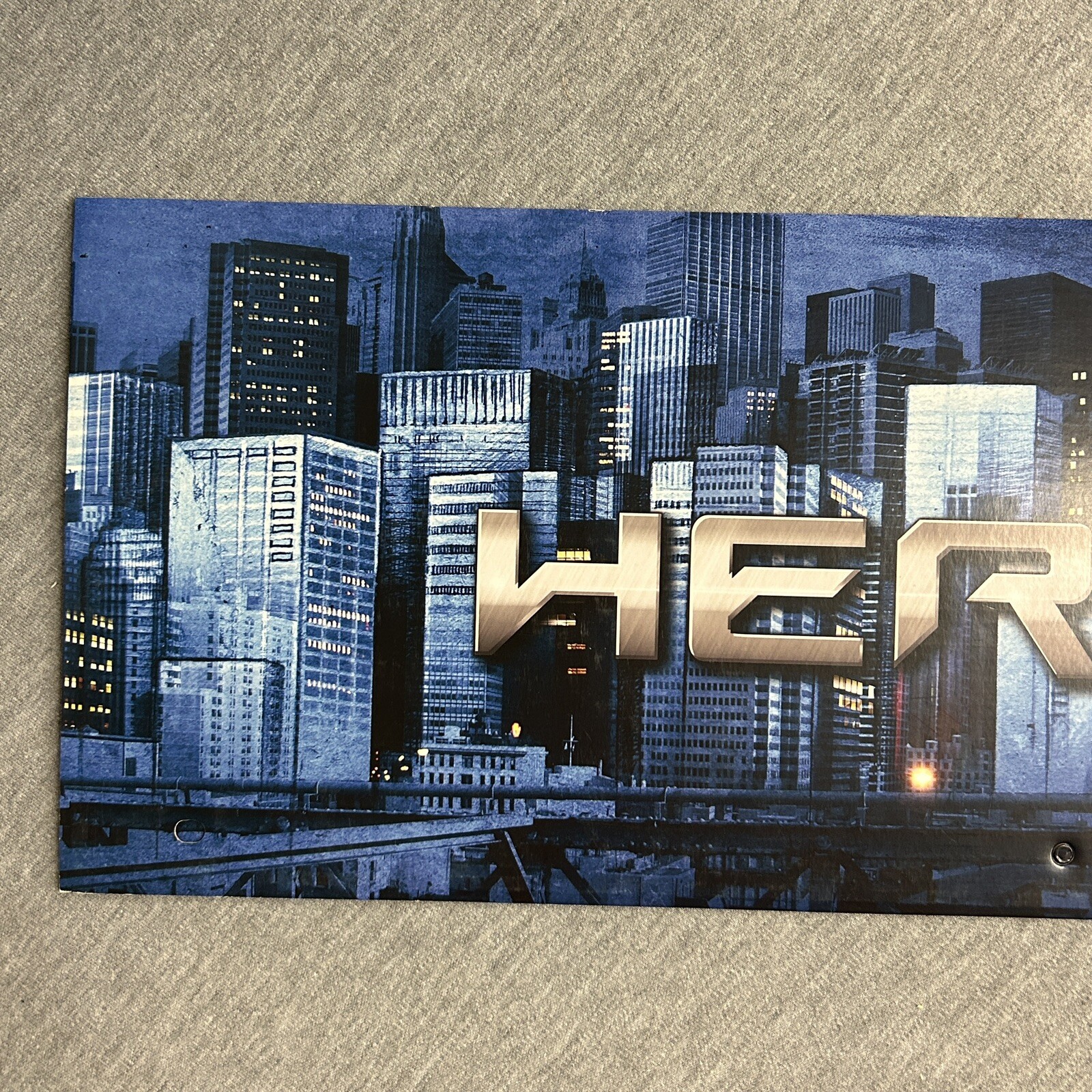 2024 Spirit Halloween Display End Cap 24″ x 8″ – Heroes