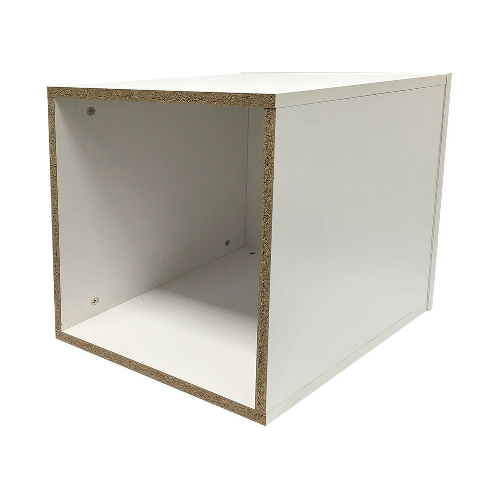 18” x 18” White Knockdown Bases Pedestal Base Box Cube Display Fixture Retail