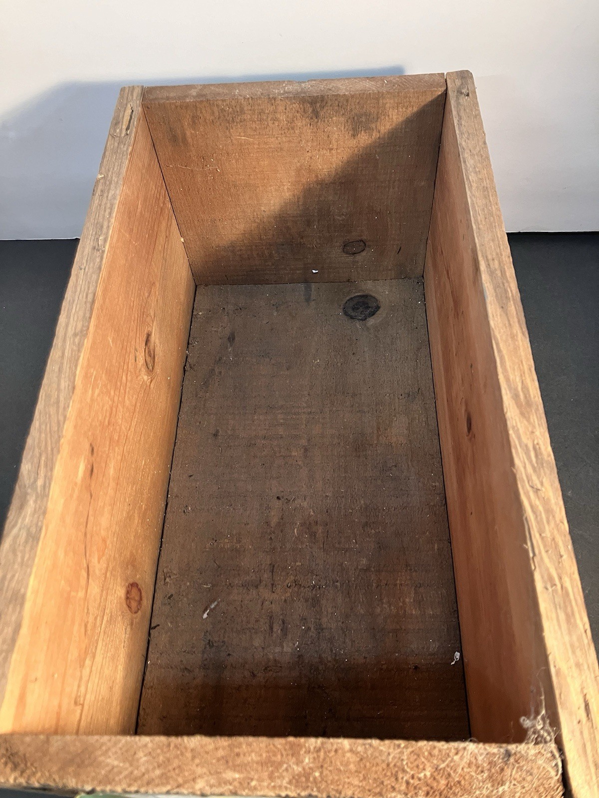 Vintage Orangedale Oranges Sunflower Wooden Display Crate Advertising