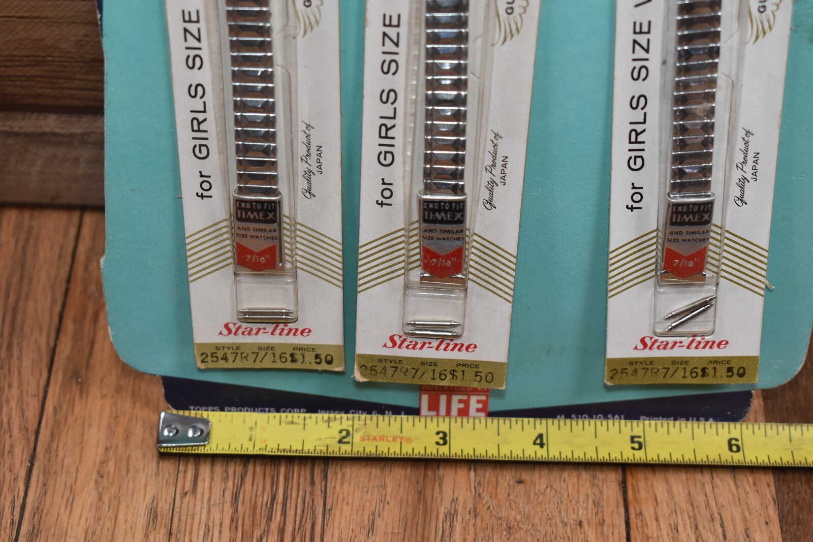 Vintage 1950s Topps Star-Line Teentimer Boys Girls Watch Bands Store Display
