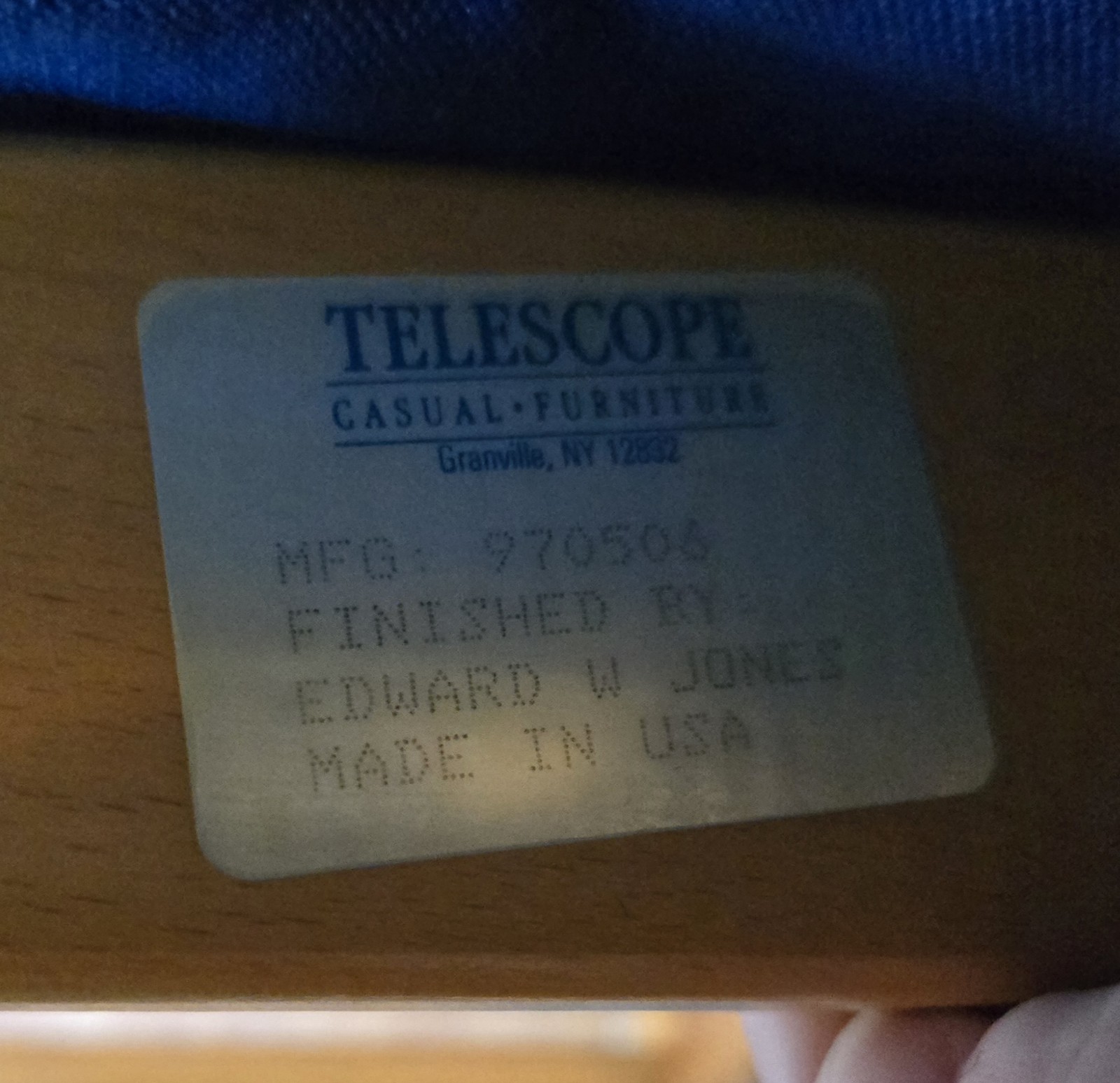 Telescope Brand REEBOK Authentic Rare Vintage 1990s Director Chair
