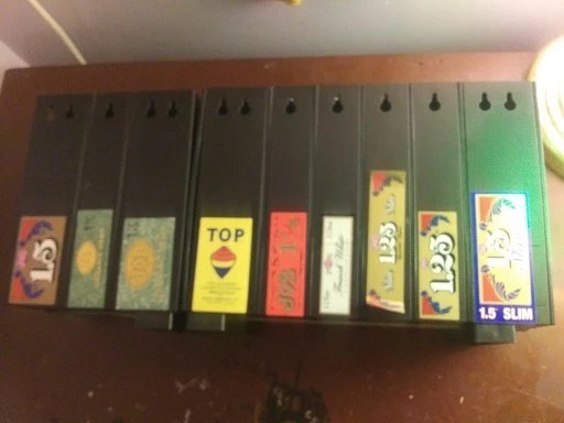 Cigarette Rolling Paper Counter Display Dispenser Head Shop Store Modular