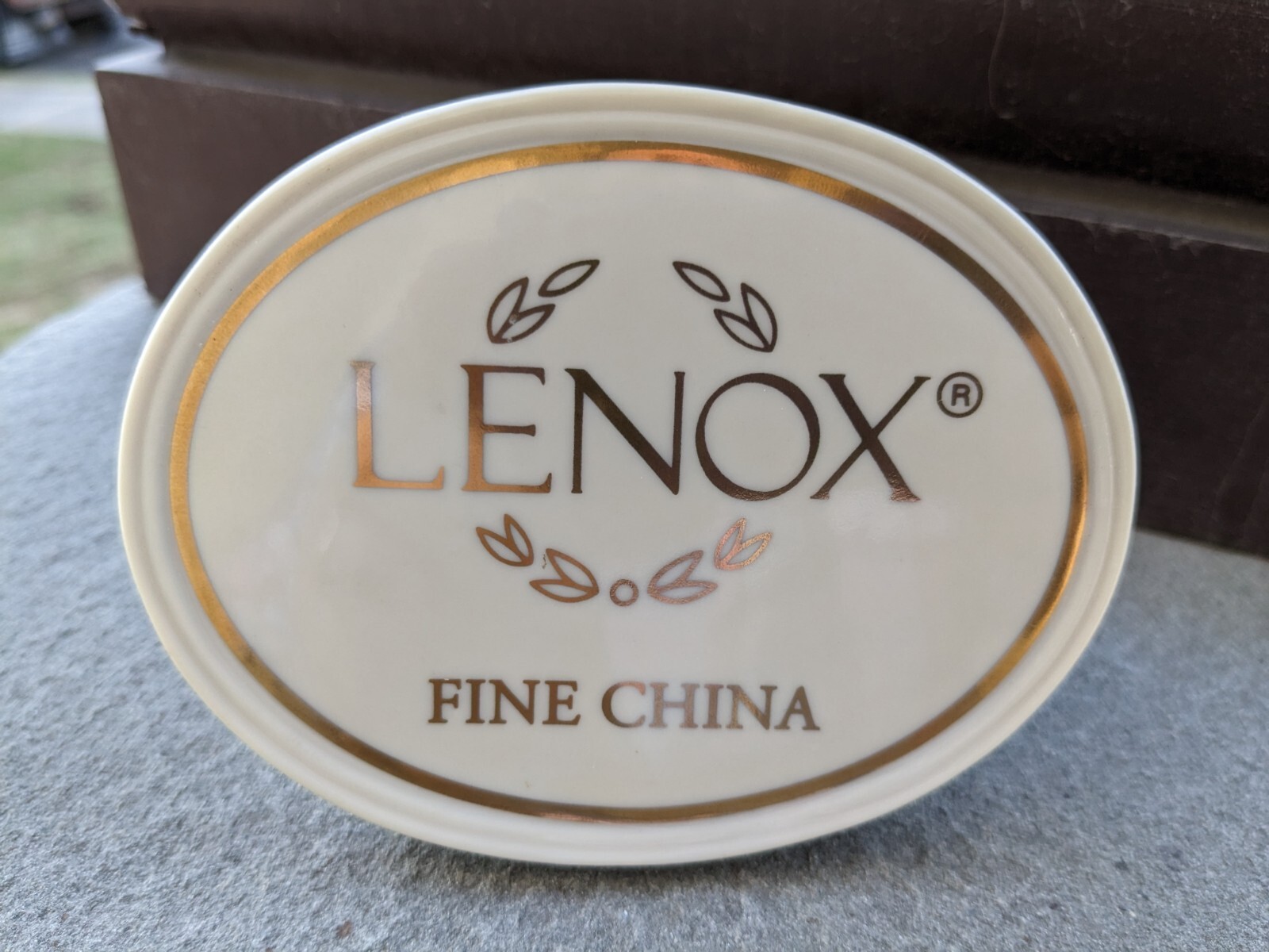 Lenox Dealer Logo Fine China TRADEMARK advertising logo Paperweight