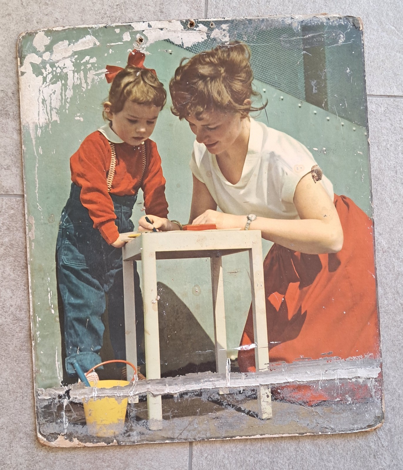 VINTAGE 1950s Advertising Panel