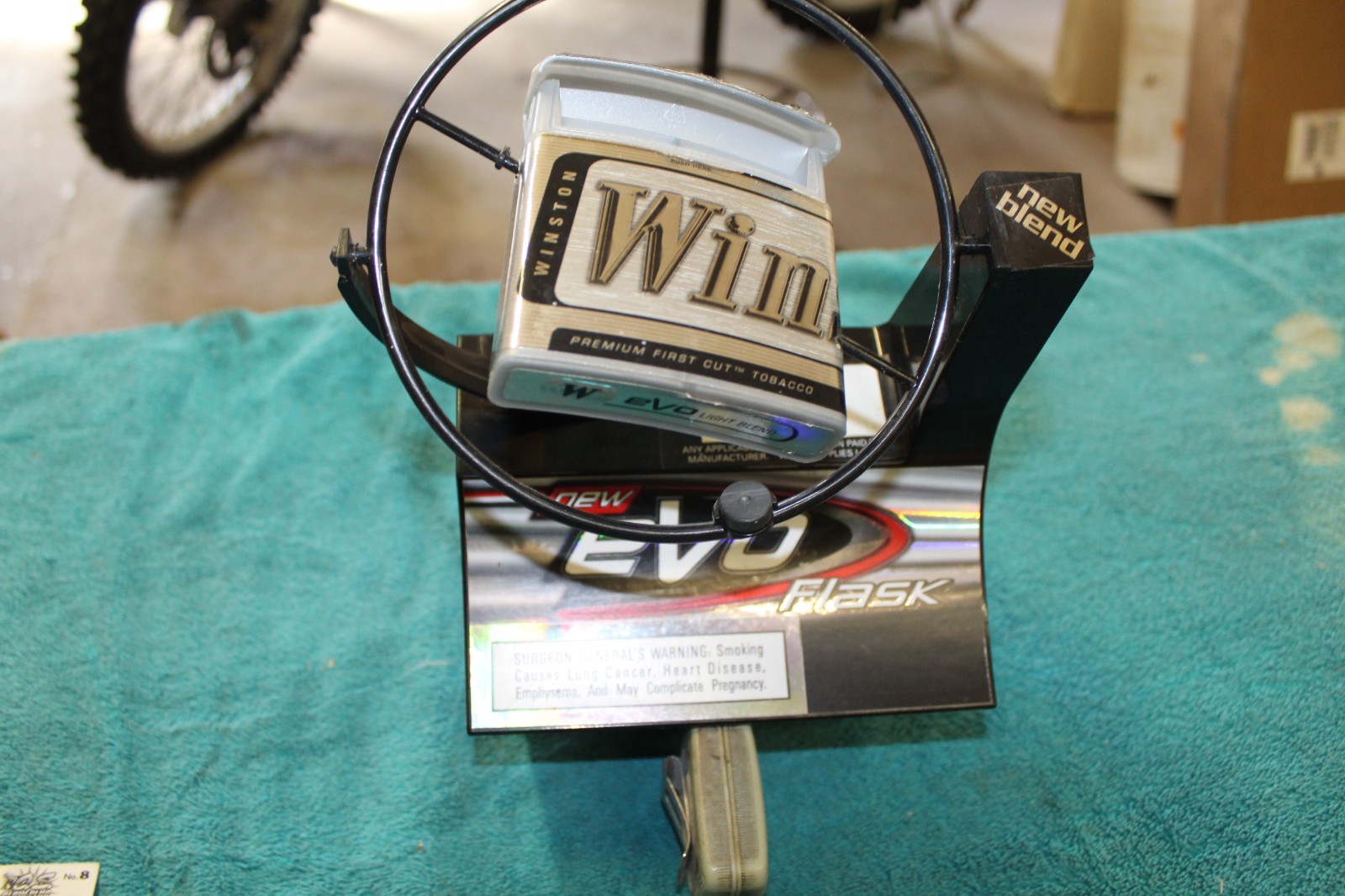 Winston, Evo Flask Battery operated Grocery Store Display from early 2000s
