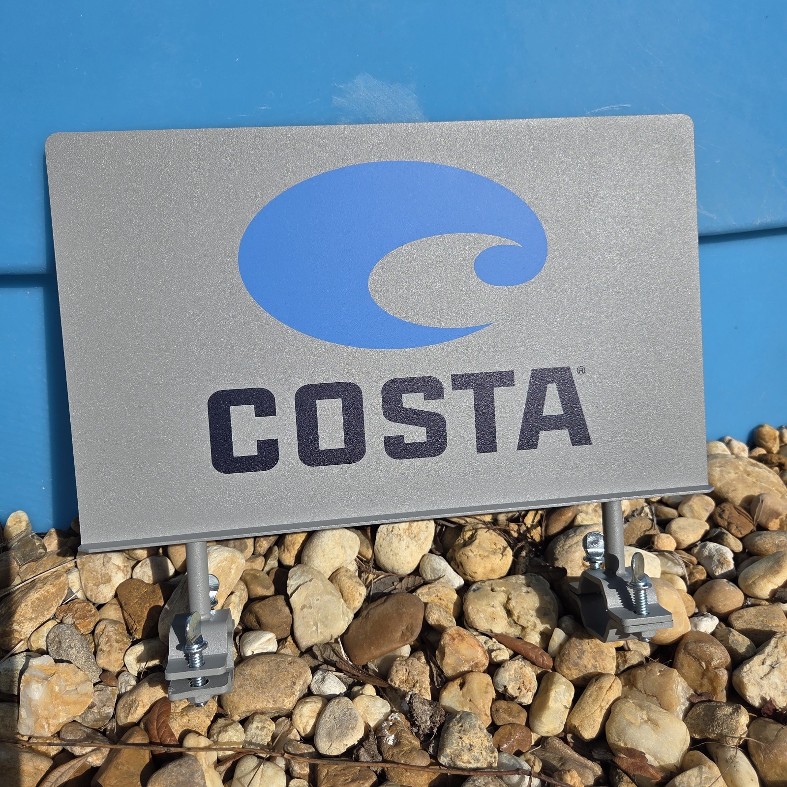 NEW Costa Store Authentic Promo Retail Display Sign Metal Sunglasses Fishing