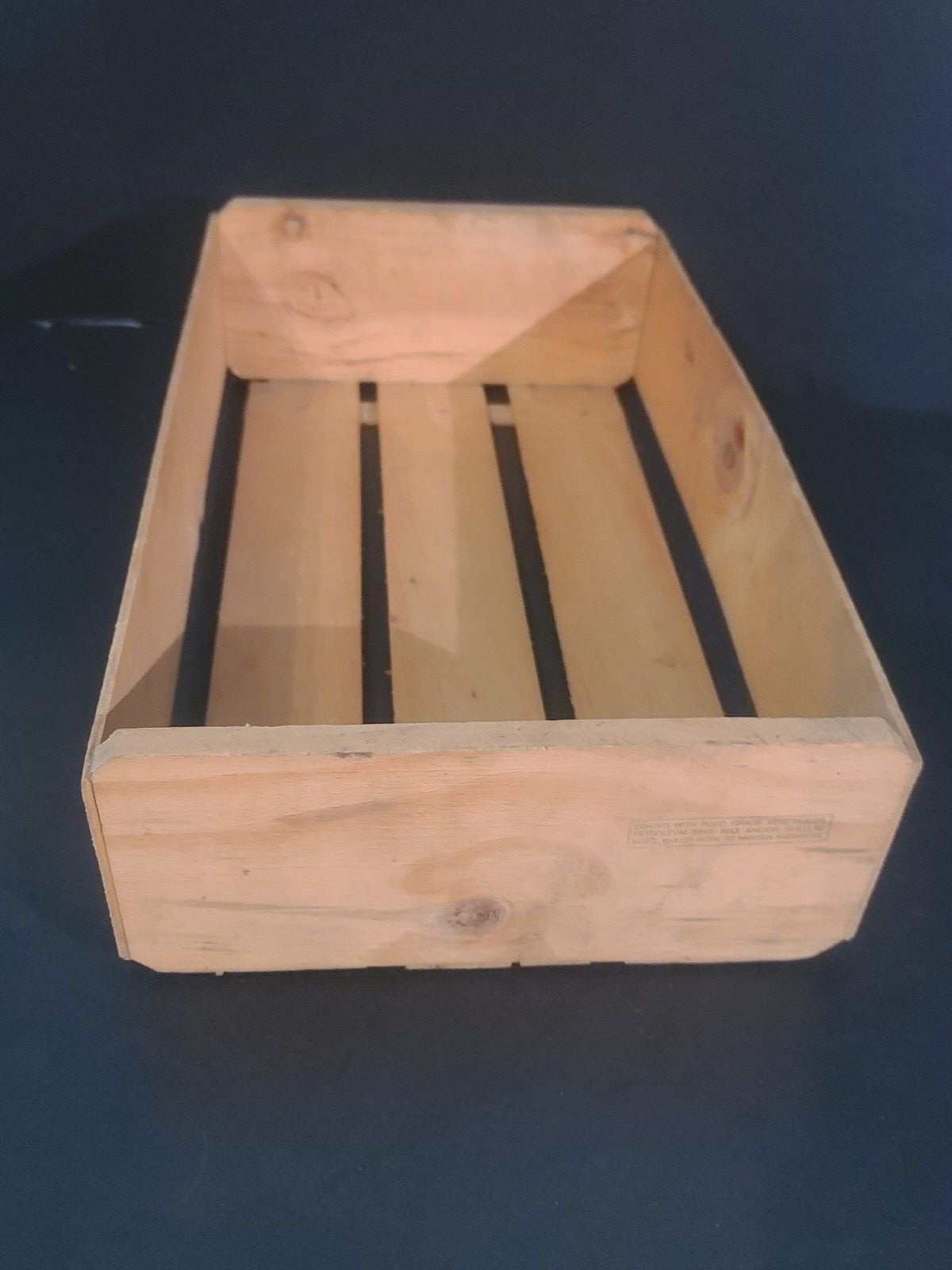 VINTAGE CHIQUITA Nectarine CRATE WOOD Wooden Box Santiago Chile