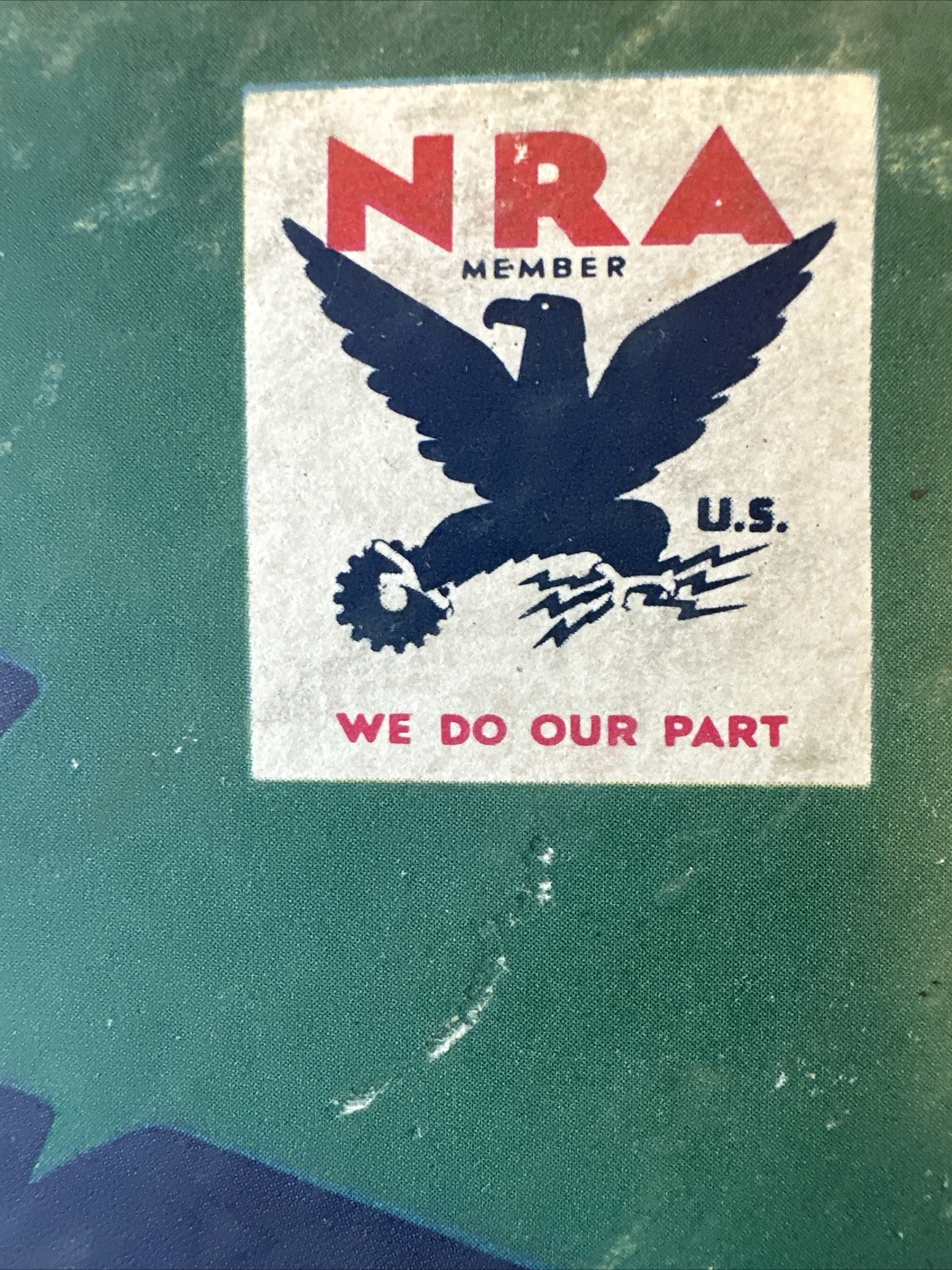 Vintage Decker’s Iowana Ham And Bacon Sign NRA Rare Antique Store Display Sign