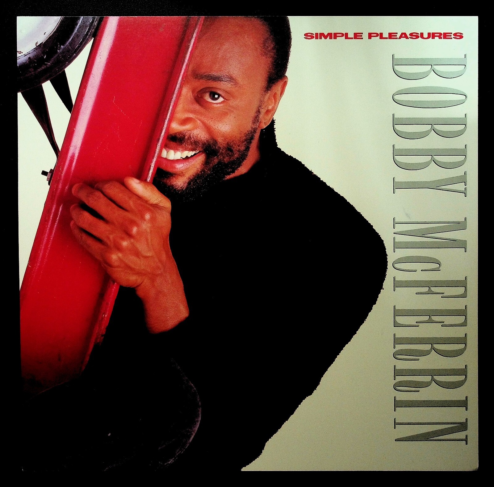 Bobby McFerrin Simple Pleasures Record Store Promo Display Vintage 103124WNON-P