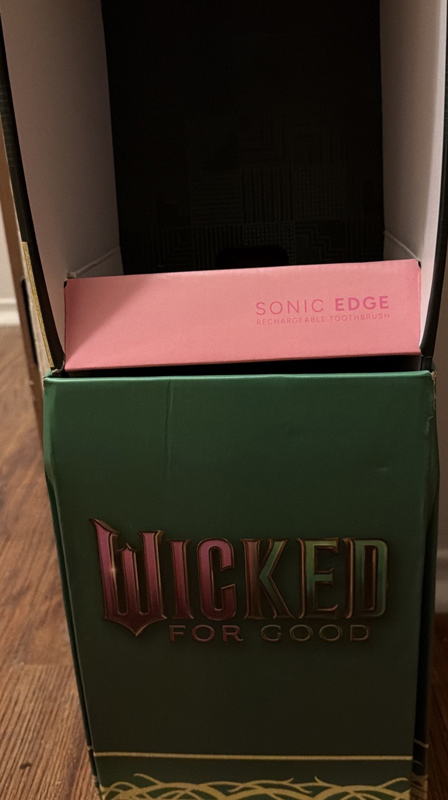 Wicked For Good 2025 Movie – Store Display ORDO Sonic Edge Toothbrush Stand Box