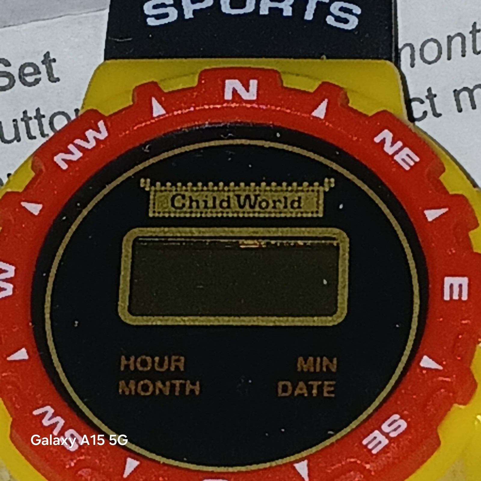 VINTAGE TOYS R US – VINTAGE CHILD WORLD KIDS DIGITAL WATCH PROMO *VERY RARE