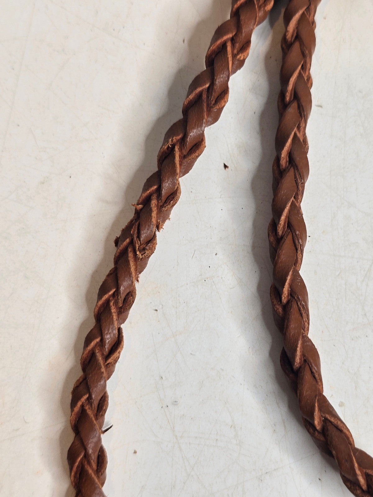 Vintage Braided Leather Watch Guards with Store Display