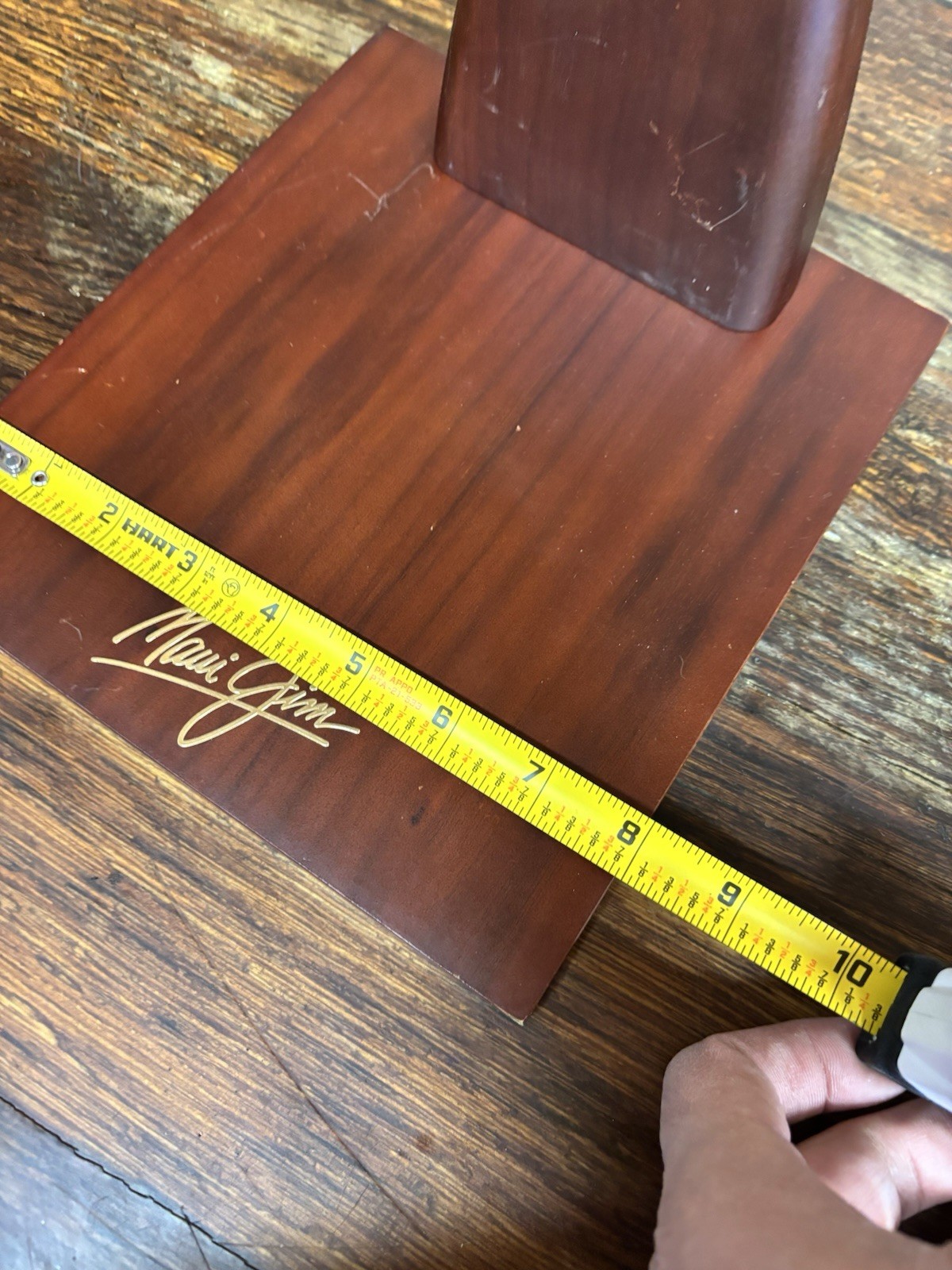 Maui Jim Polished Wood Single Sunglasses Display Chippenhook HARD TO FIND