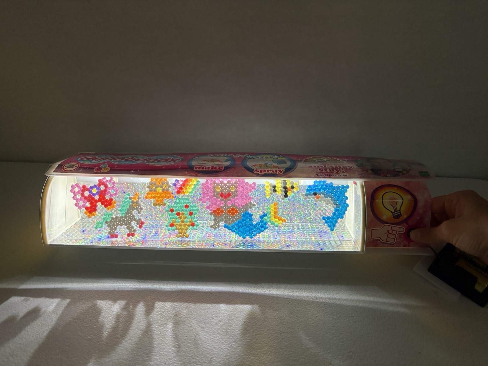 Aquabeads Unused Light-Up Store Display – 2 Loose Pieces Batteries Not Included