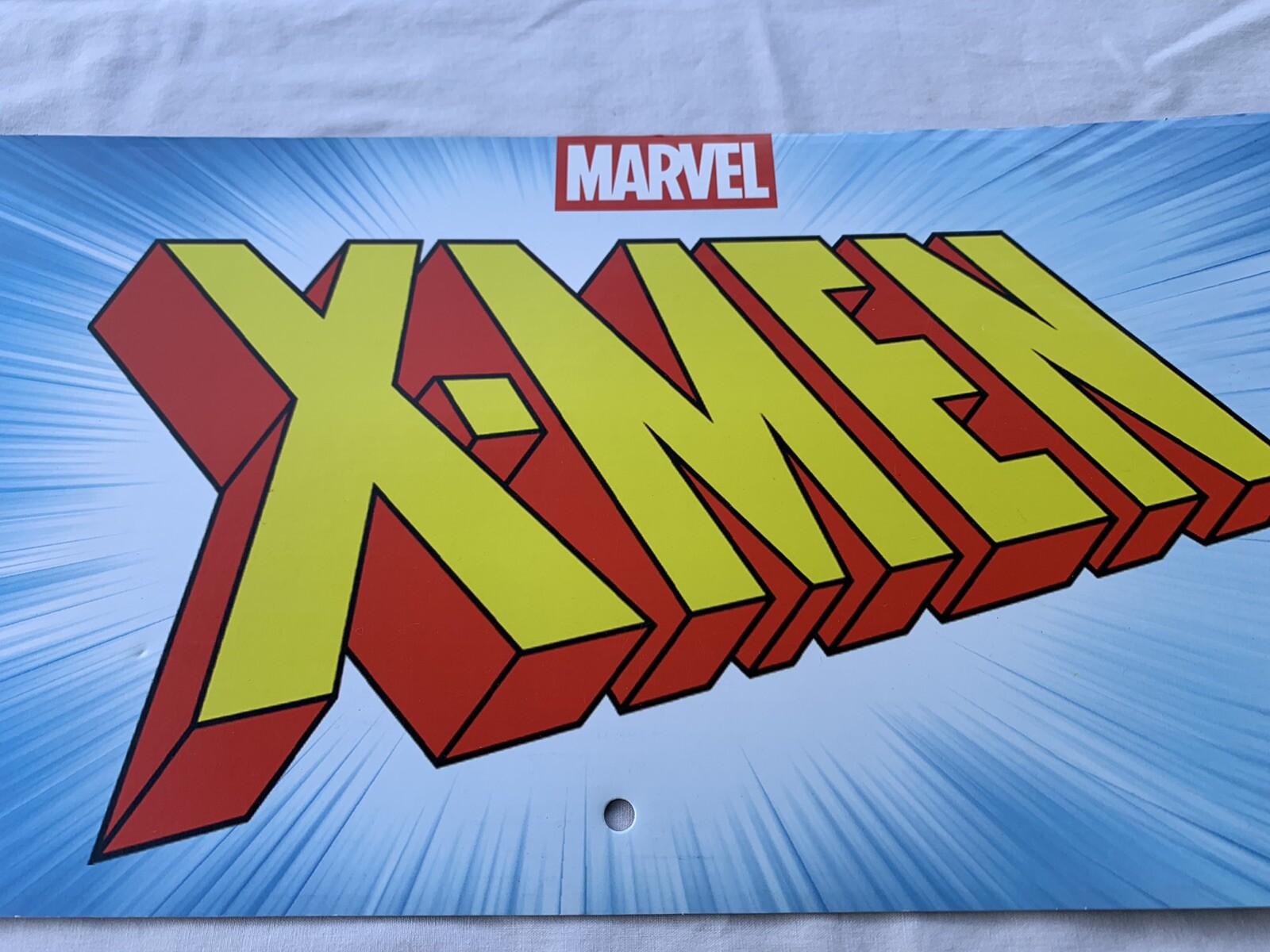 Spirit Halloween Cardboard End Cap Store Display Sign Marvel X-Men Comic theme