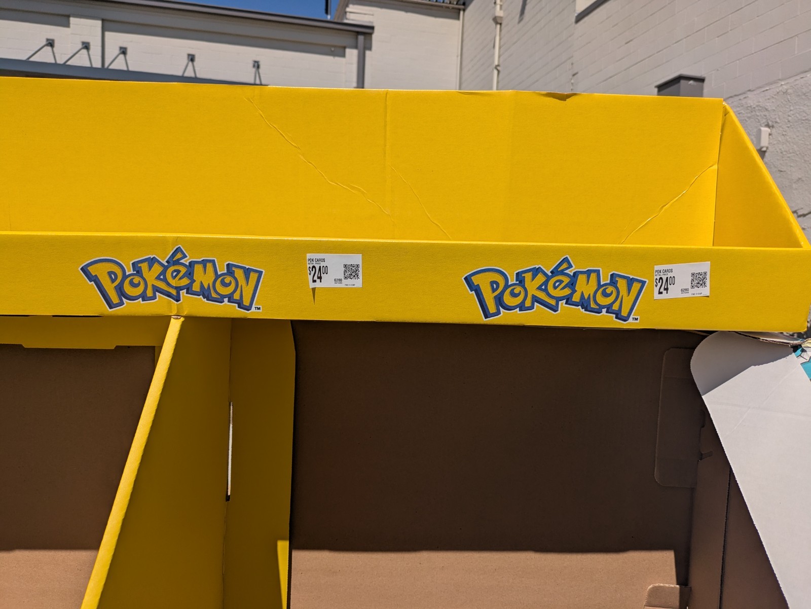 2026 Pokemon Cards & Plush Cardboard Store Display