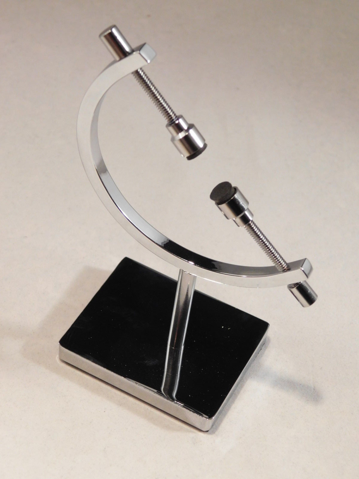 CALIPER Display Stand SMALL Sized Chrome Adjustable