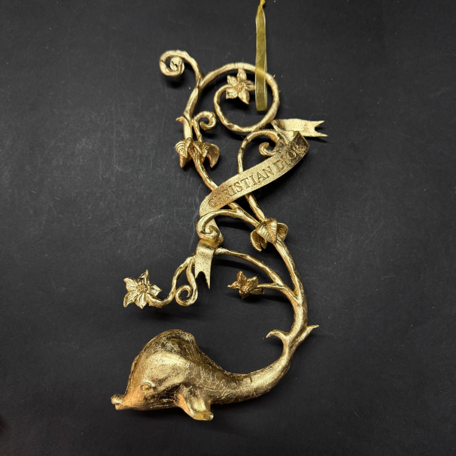 Rare Dior Baroque Style Hanging Dolphin Window Display / Art Decoration x 1 pc.