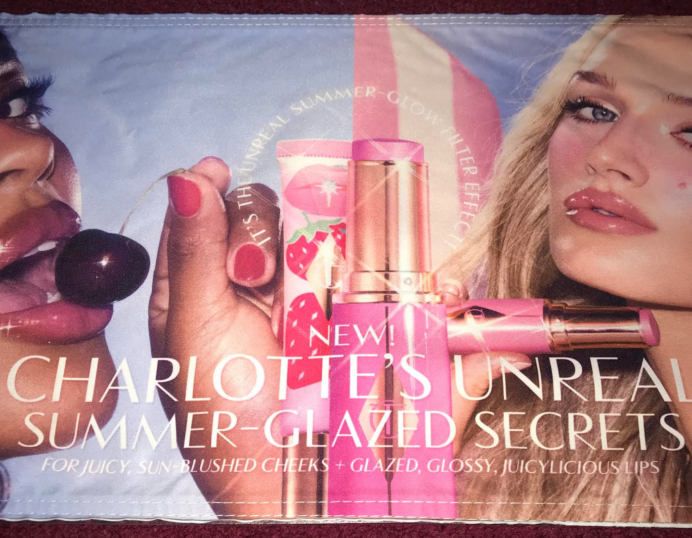 Charlotte Tilbury Lip Gloss Ulta Beauty PROMO BANNER RARE HTF Makeup Lover Gift