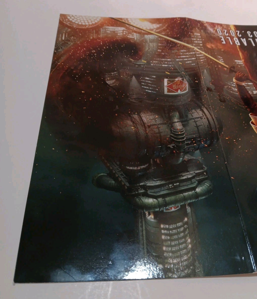 Final Fantasy VII 7 Remake GameStop Promo Store Display, Both Sides Printed RARE