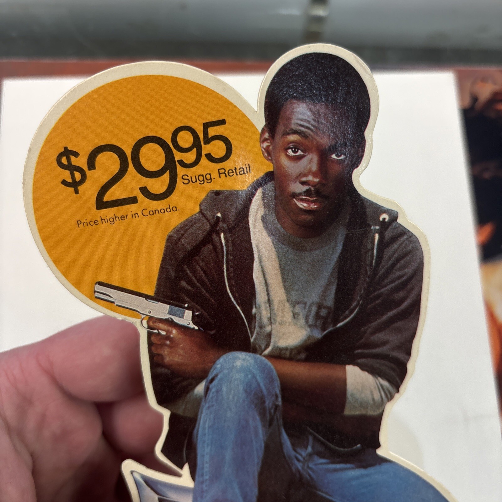 Beverly Hills Cop Eddie Murphy Promotional Display 1984 6×8