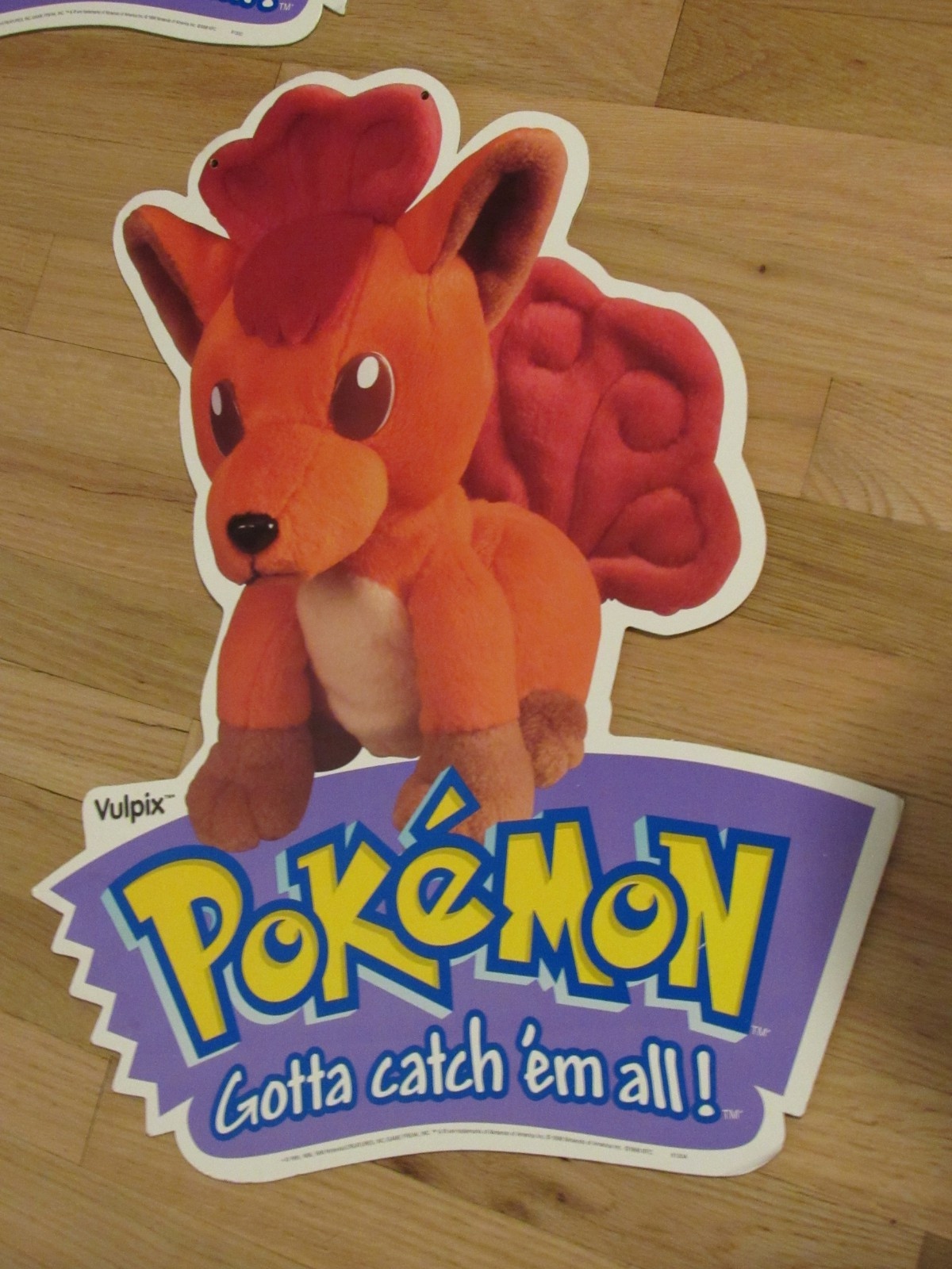 KFC Pokemon 90s Collectible Store Display Ceiling Hangers Advertisement bean bag