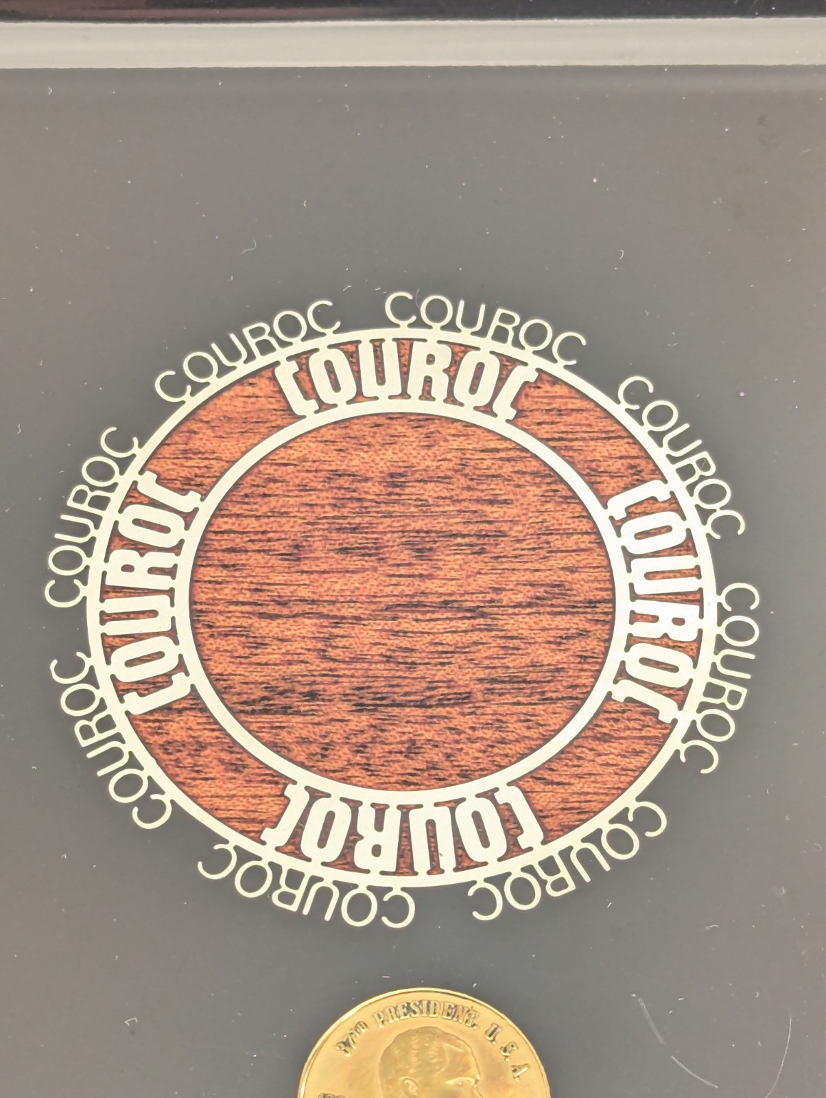 Couroc Salesman Sample Showroom Store Display Design Guide Tray Vintage