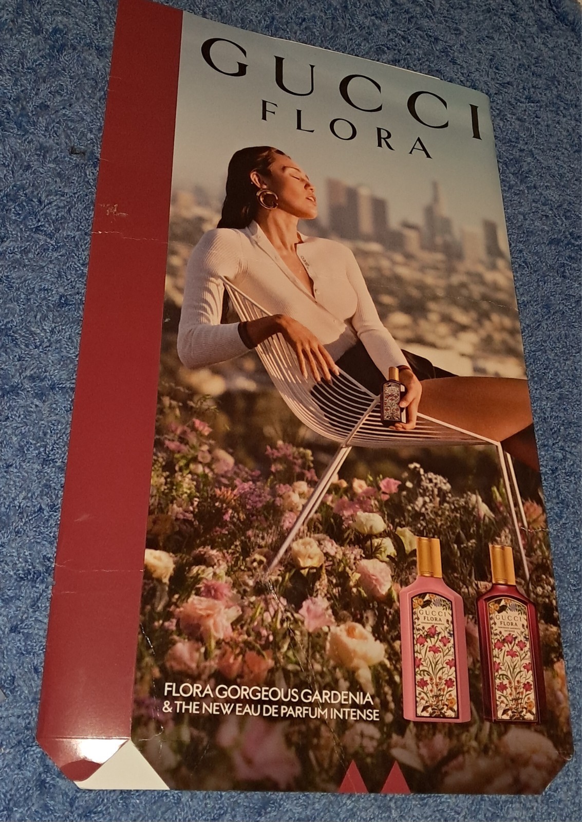 Miley Cyrus Gucci Flora 3 FT PROMO POSTER Hannah Montana Fan Gifts Ulta Beauty