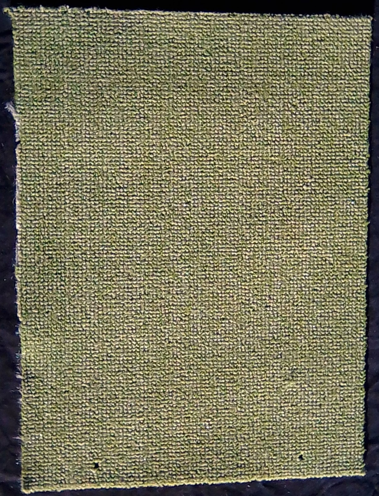 NOS 1970s Wall Craft Carpet Sample Avocado Green Space Age Retro MCM Wall Cover