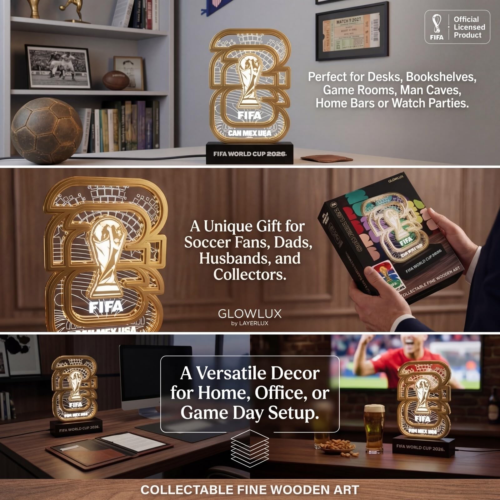 LAYERLUX FIFA World Cup 2026 Official Licensed Collectible GOLD EDITION