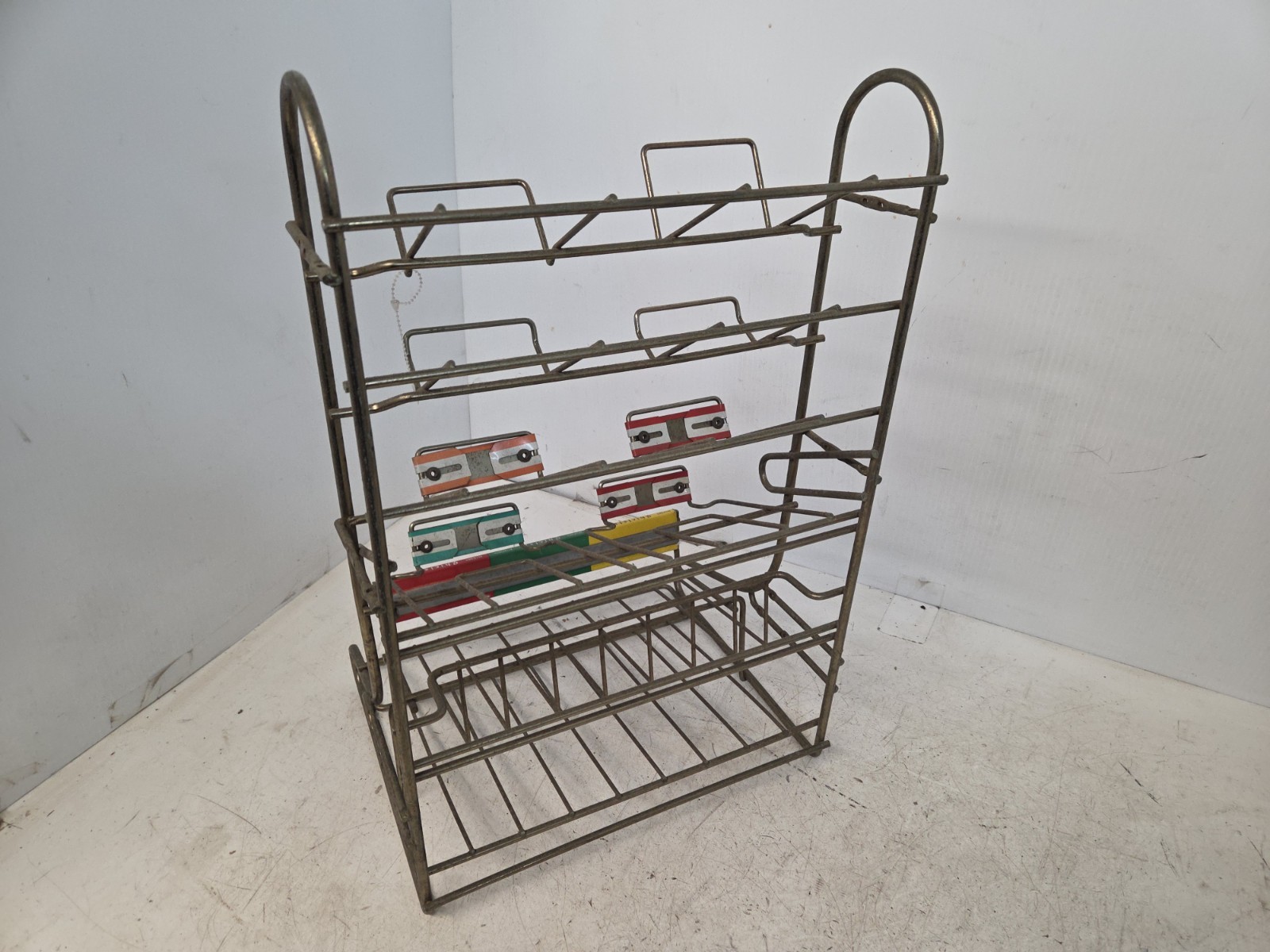 Vintage Chewing Gum Countertop Display Rack Chiclets Dentyne Clove Beemans