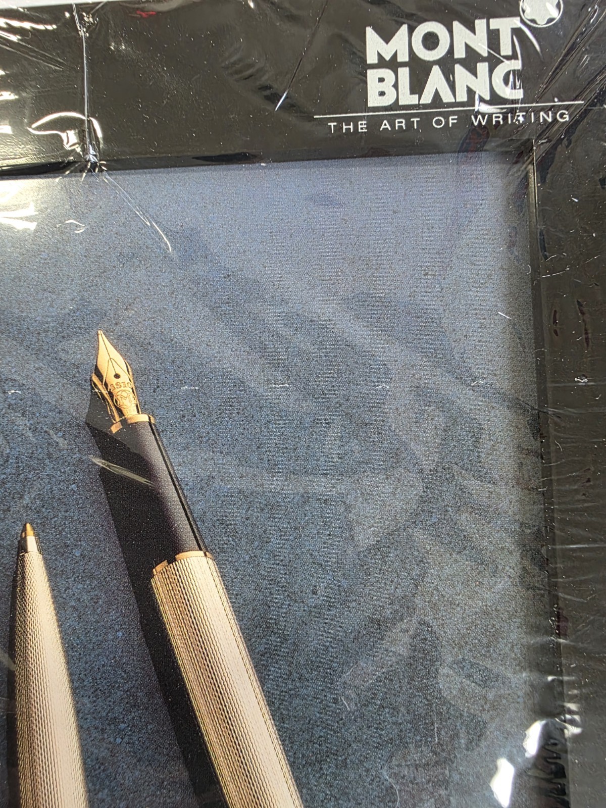 MONTBLANC RARE VINTAGE 1980’s RETAIL DEALER DISPLAY NOS SOLITAIRE BARLEY DESIGN