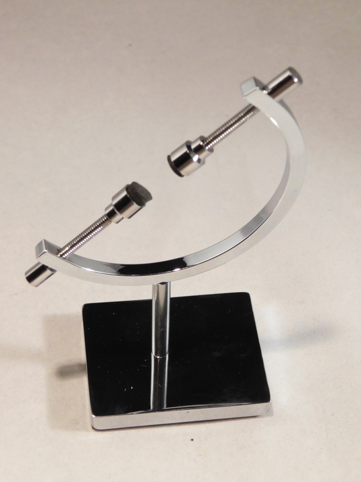 CALIPER Display Stand SMALL Sized Chrome Adjustable