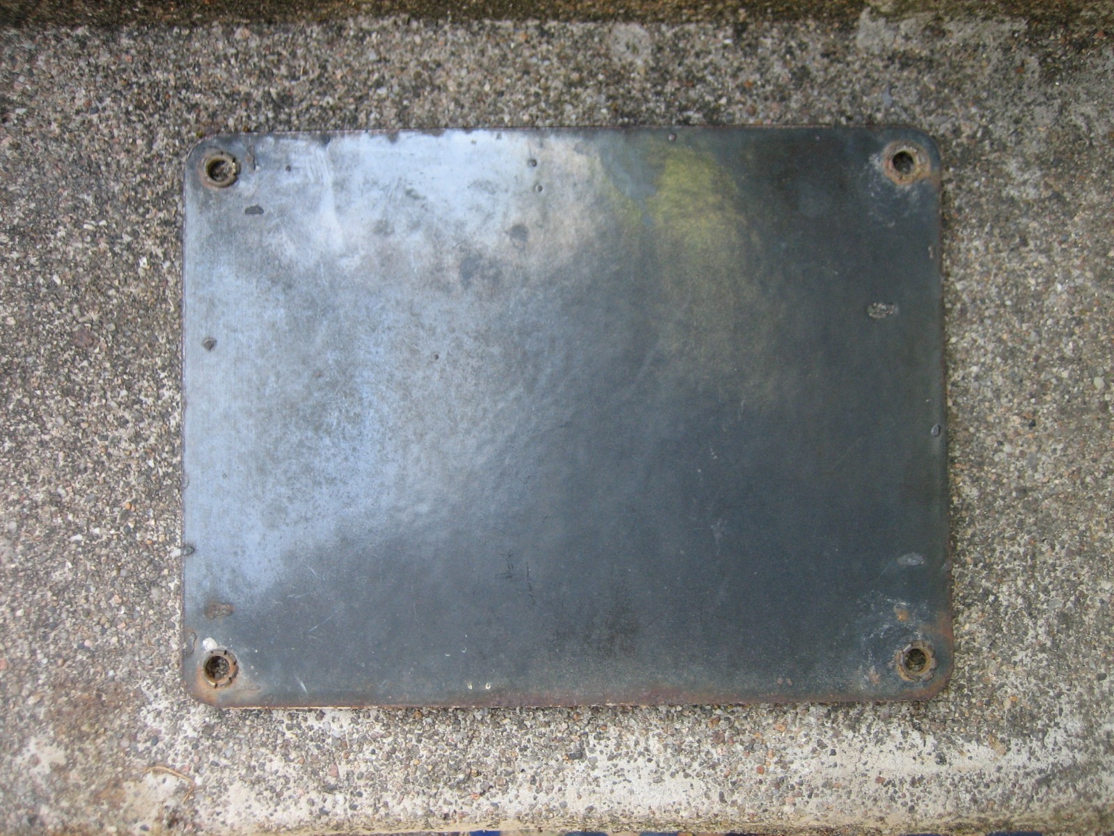 Antique Enamel Cast Iron Street Number Plaque No. 57