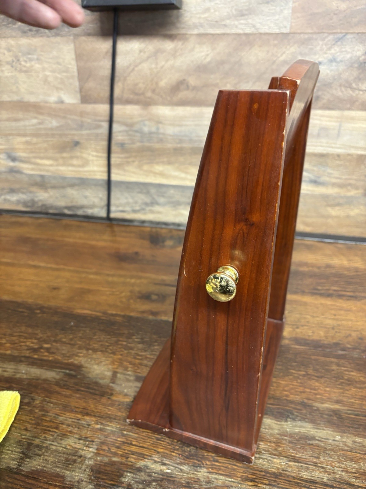 Maui Jim Countertop Wood Mirror Rare Store Marketing 14″ tall